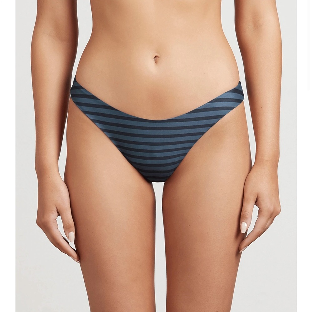 Acacia Swimwear Bobby Bikini Bottom Fin Stripe